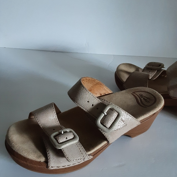 Dansko shimmer metallic sandals size 38 - Picture 7 of 8